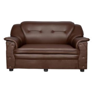 Sekar Lifestyle 2 Seater Sofa Set for Living Room [Color - Brown] (Medium)