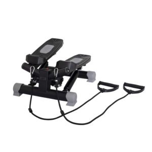 Lifelong LLF72 Fit Pro Elliptical Twister Stair Stepper Exercise Machine with Resistance Band and LCD Display, Helps in Weight Loss and Gain Body Strength