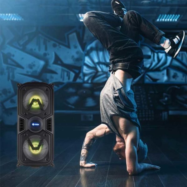 Zoook Rocker Thunder Plus 40 watts Karaoke Bluetooth Party Speaker with Remote & Wireless Mic(Black)