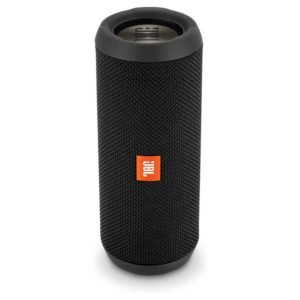 JBL Flip 3 Stealth Waterproof Portable Bluetooth Speaker with Rich Deep Bass (Black), Without Mic