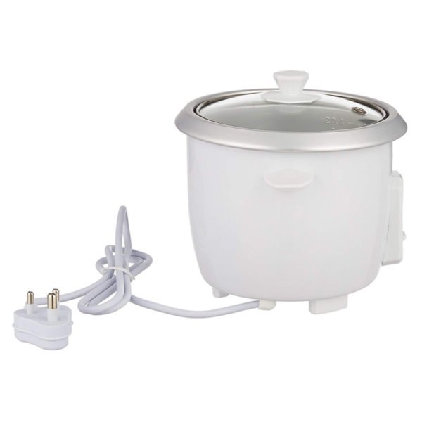 Bajaj Majesty RCX 1 Mini 0.4-Litre Multifunction Rice Cooker (White)