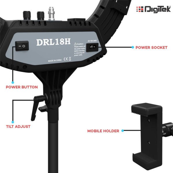Digitek DRL-18 18 inch Professional LED Ring Light