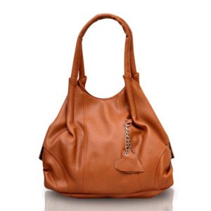 Fostelo Women's Style Diva Handbag (Tan) (FSB-396)